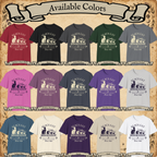 Black Cat Bookshop graphic tee available colors