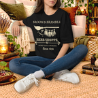 Broom and Bramble graphic tee lifestyle mockup