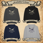 Broom and Bramble full-zip hoodie available colors