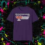 Cats Don’t Drink Cocktails graphic tee in Purple
