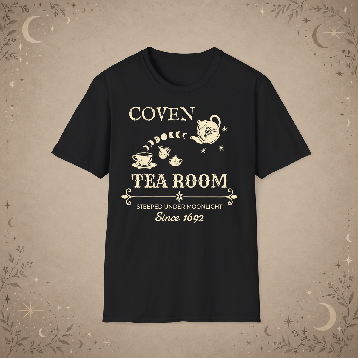 Coven Tea Room graphic tee in Black