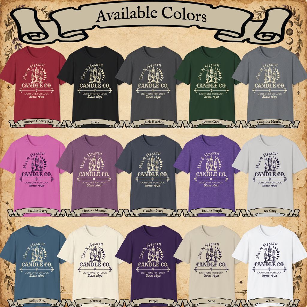 Hex & Hearth graphic tee available colors