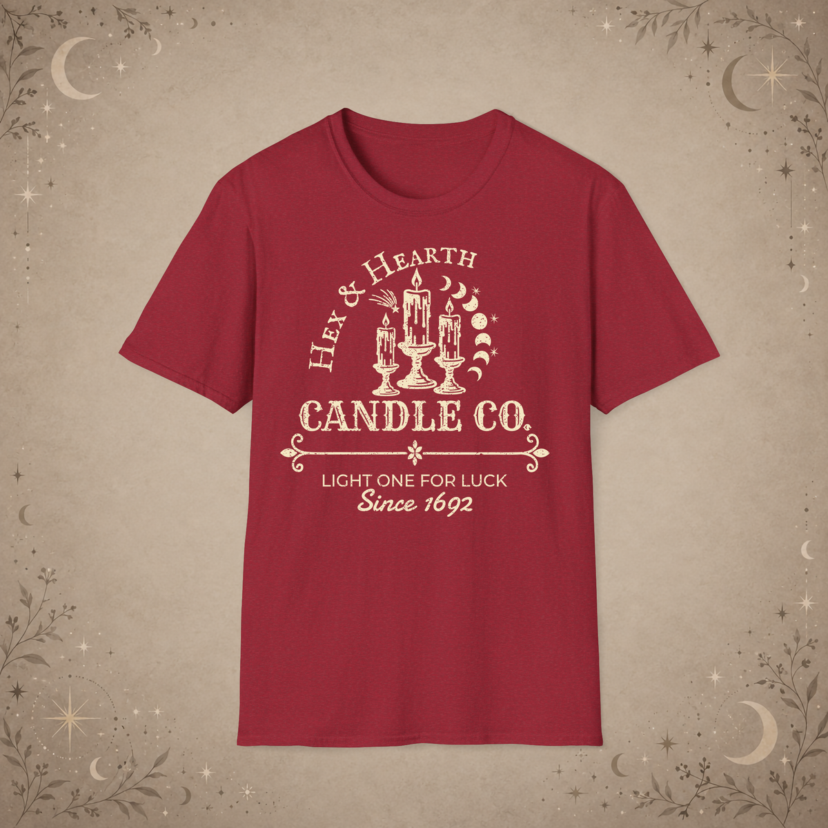 Hex & Hearth graphic tee in Antique Cherry Red