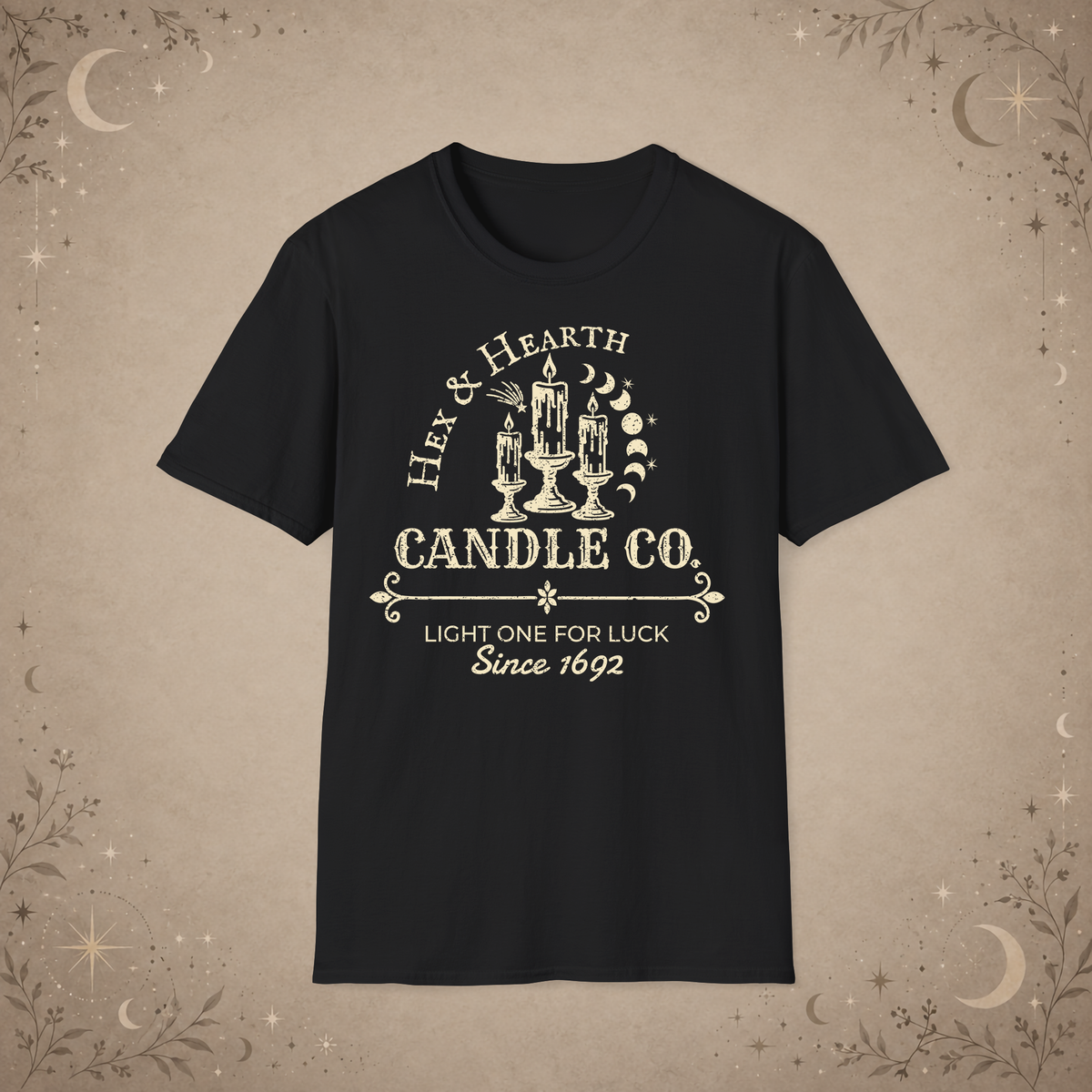 Hex & Hearth graphic tee in Black