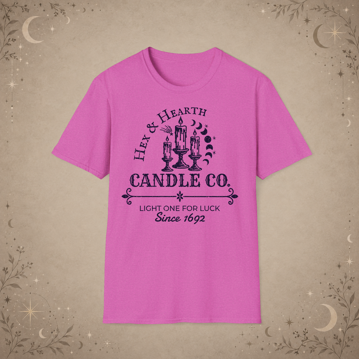 Hex & Hearth graphic tee in Heather Berry