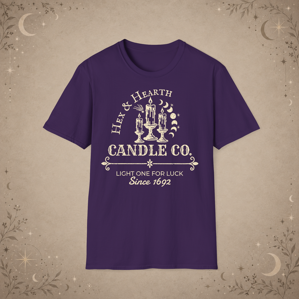 Hex & Hearth graphic tee in Purple