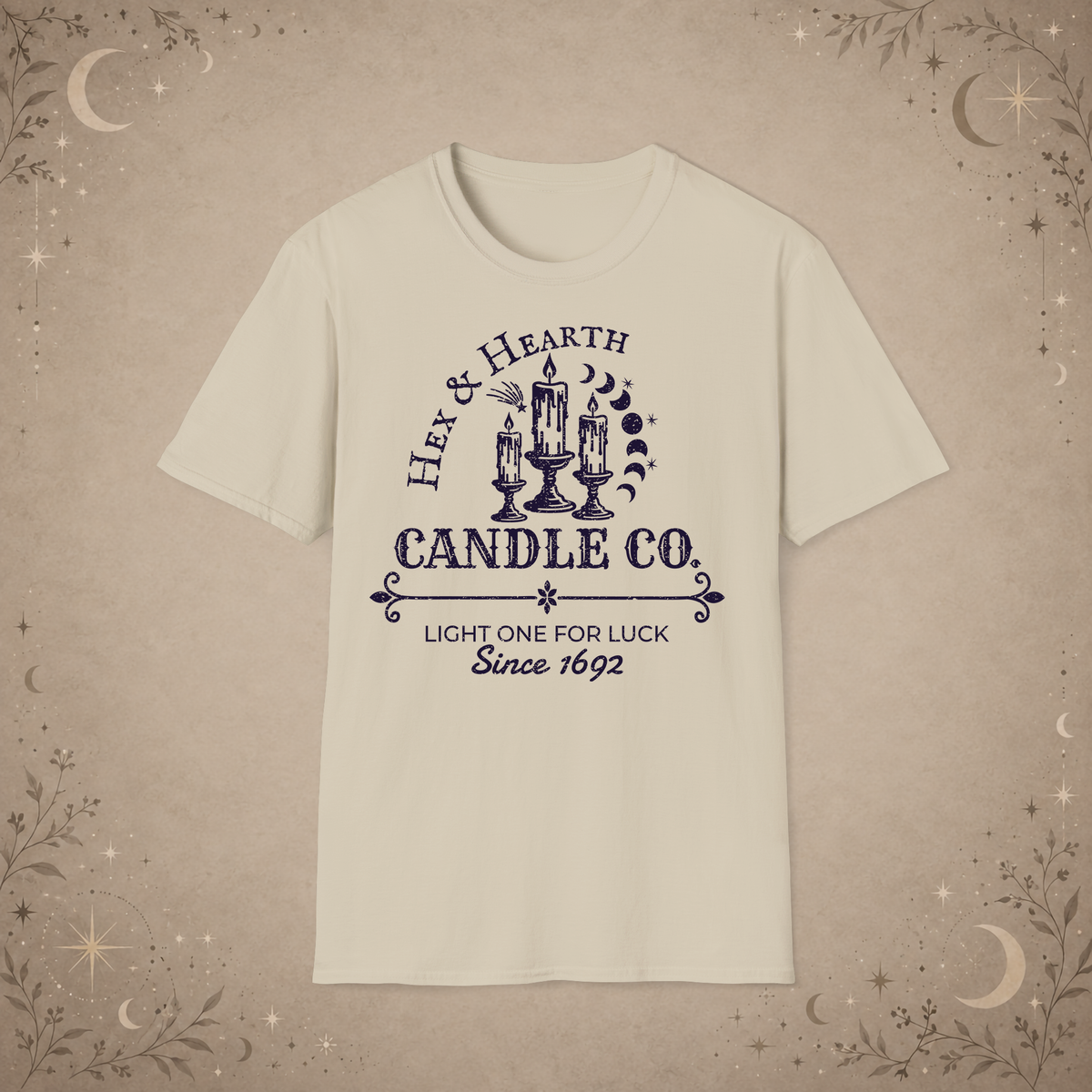 Hex & Hearth graphic tee in Sand