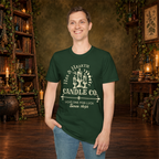 Hex & Hearth graphic tee on standing man