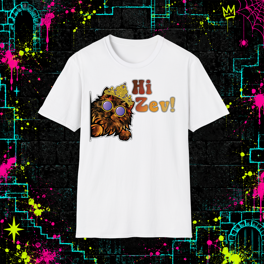 Hi Zev! graphic tee in White