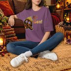 Hi Zev! graphic tee lifestyle mockup