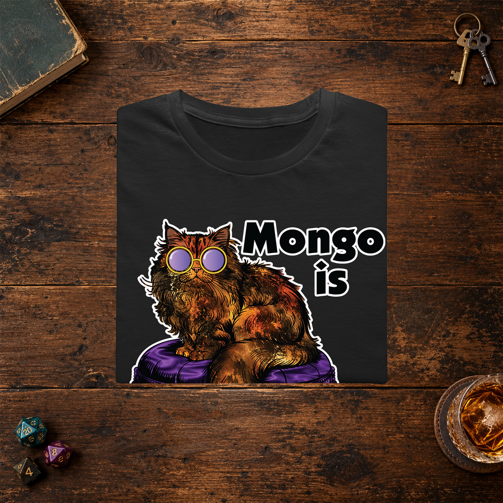 Mongo Is Appalled folded shirt mockup