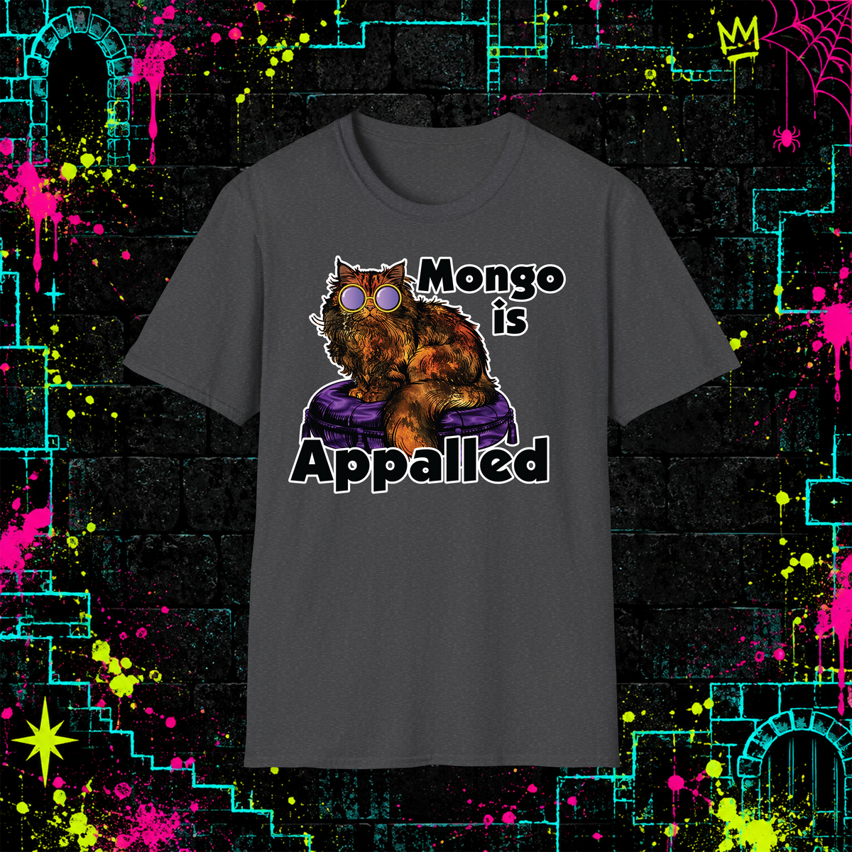 Mongo Is Appalled shirt in Dark Heather