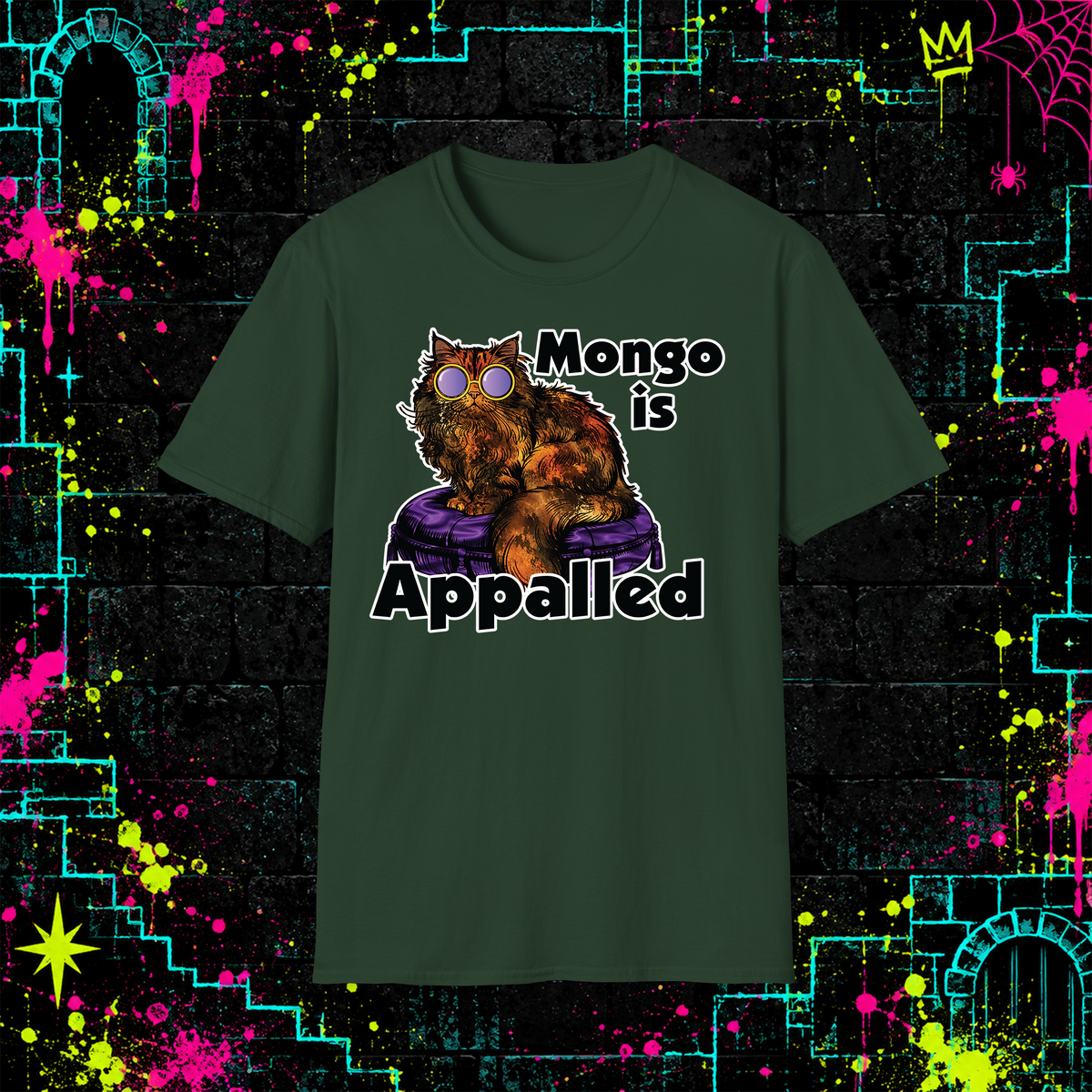 Mongo Is Appalled shirt in Forest Green