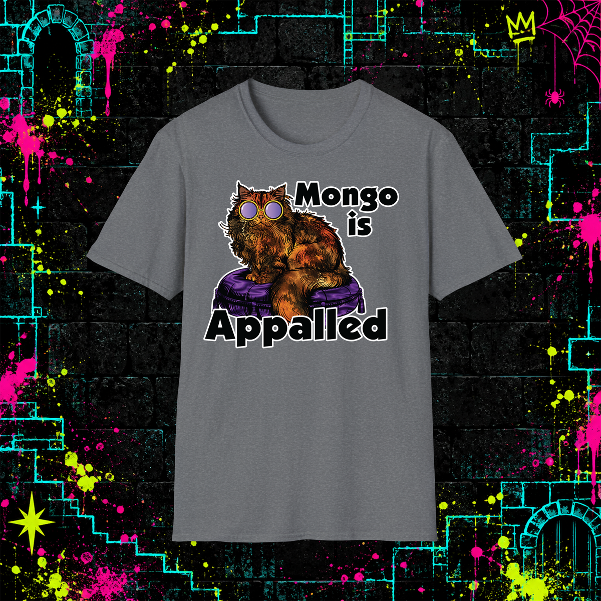 Mongo Is Appalled shirt in Graphite Heather