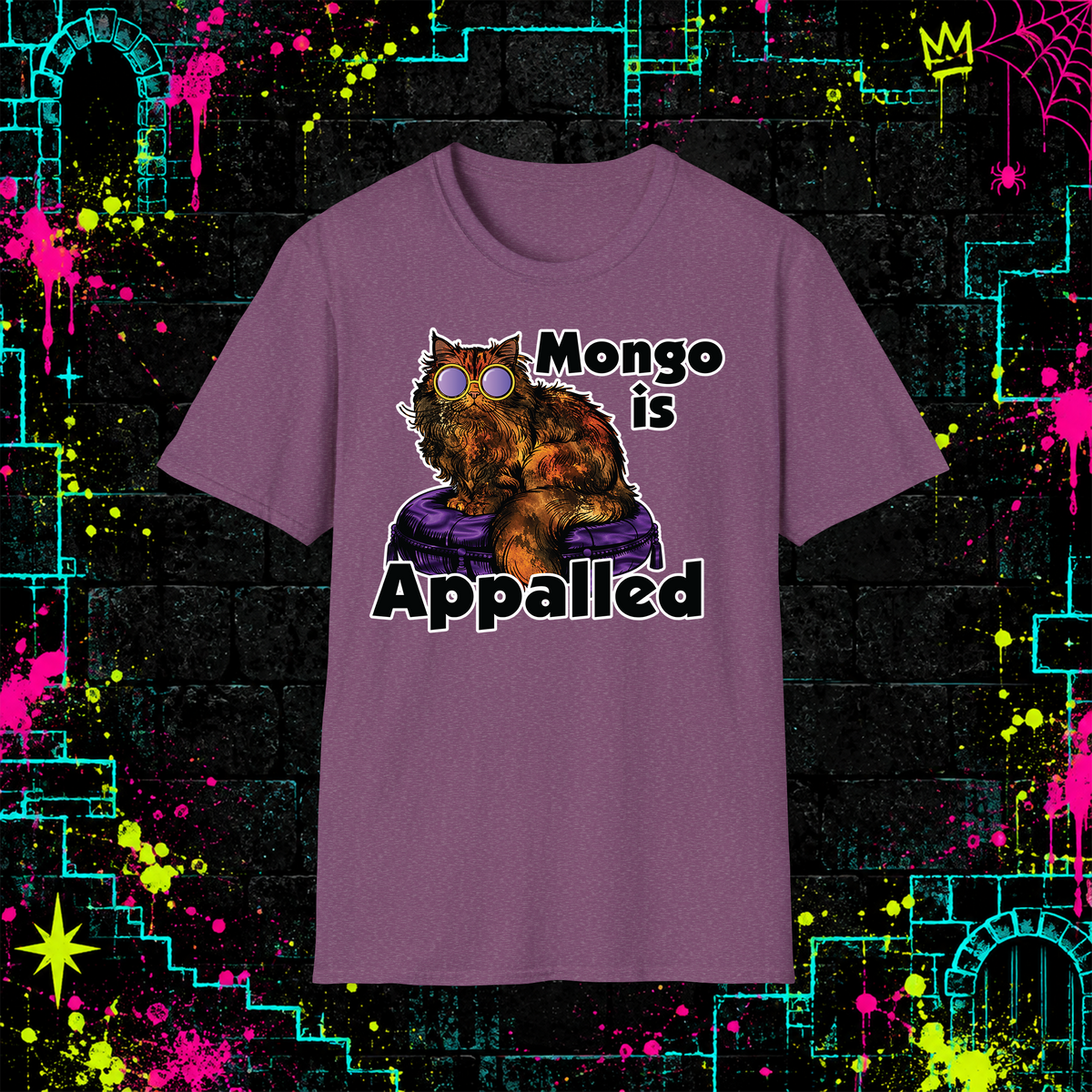 Mongo Is Appalled shirt in Heather Maroon