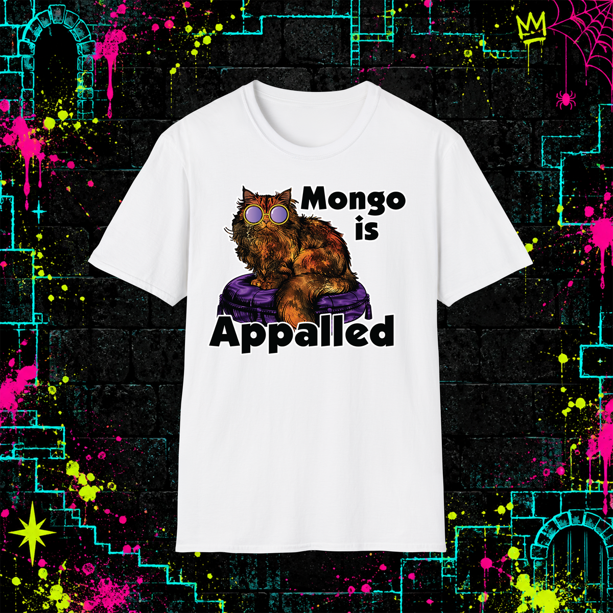 Mongo Is Appalled shirt in White
