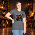 Mongo Is Appalled graphic tee on standing woman