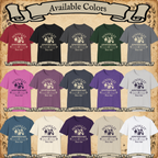 Moonlit Apothecary graphic tee available colors