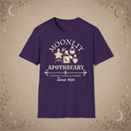 Moonlit Apothecary graphic tee in Purple