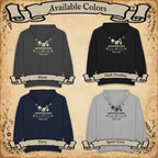 Moonlit Apothecary full-zip hoodie available colors