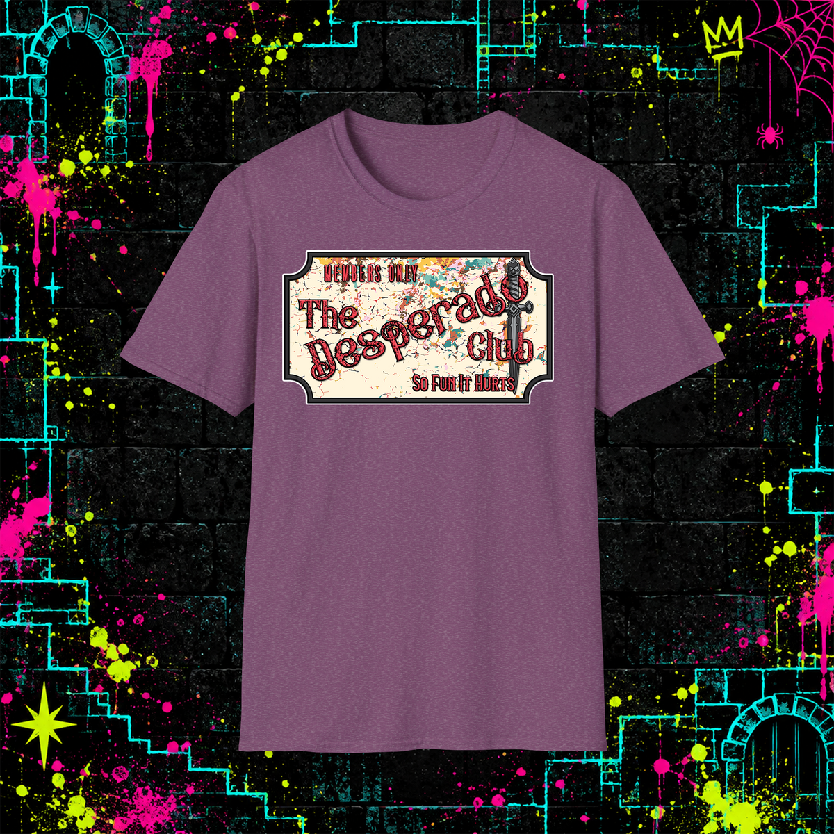 The Desperado Club shirt in Heather Maroon