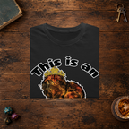 This Is an Outrage folded shirt mockup