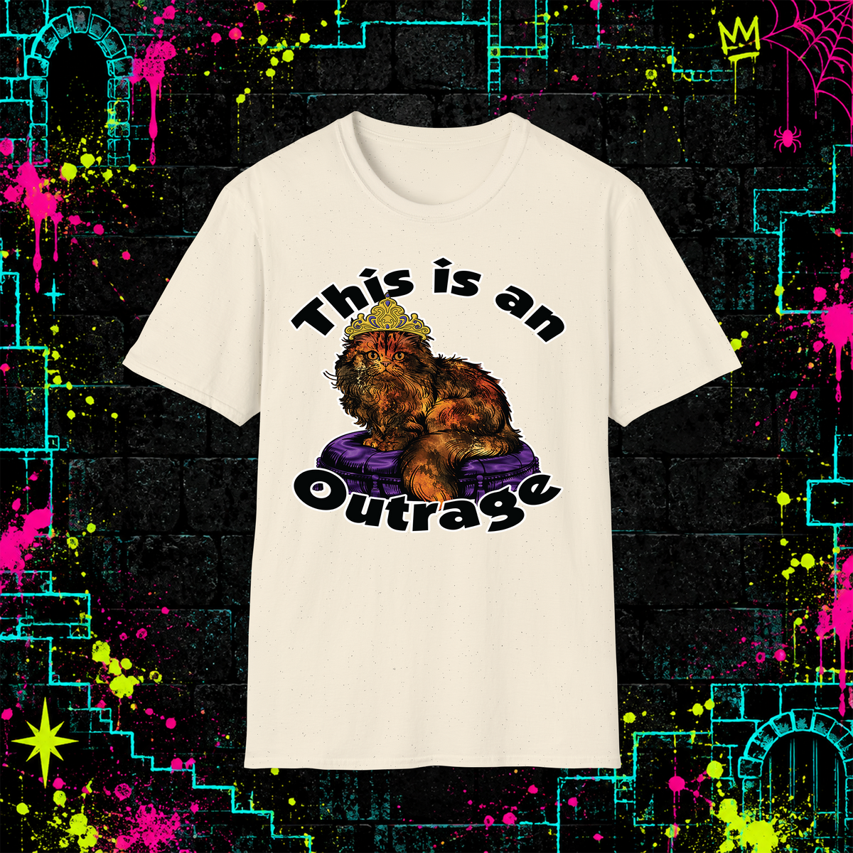 This Is an Outrage shirt in Natural