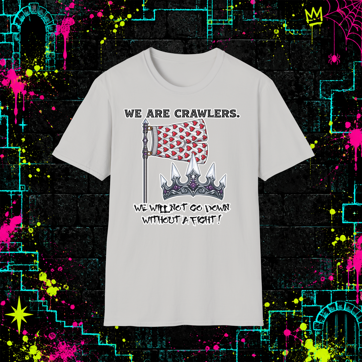 We Are Crawlers shirt in Ice Grey