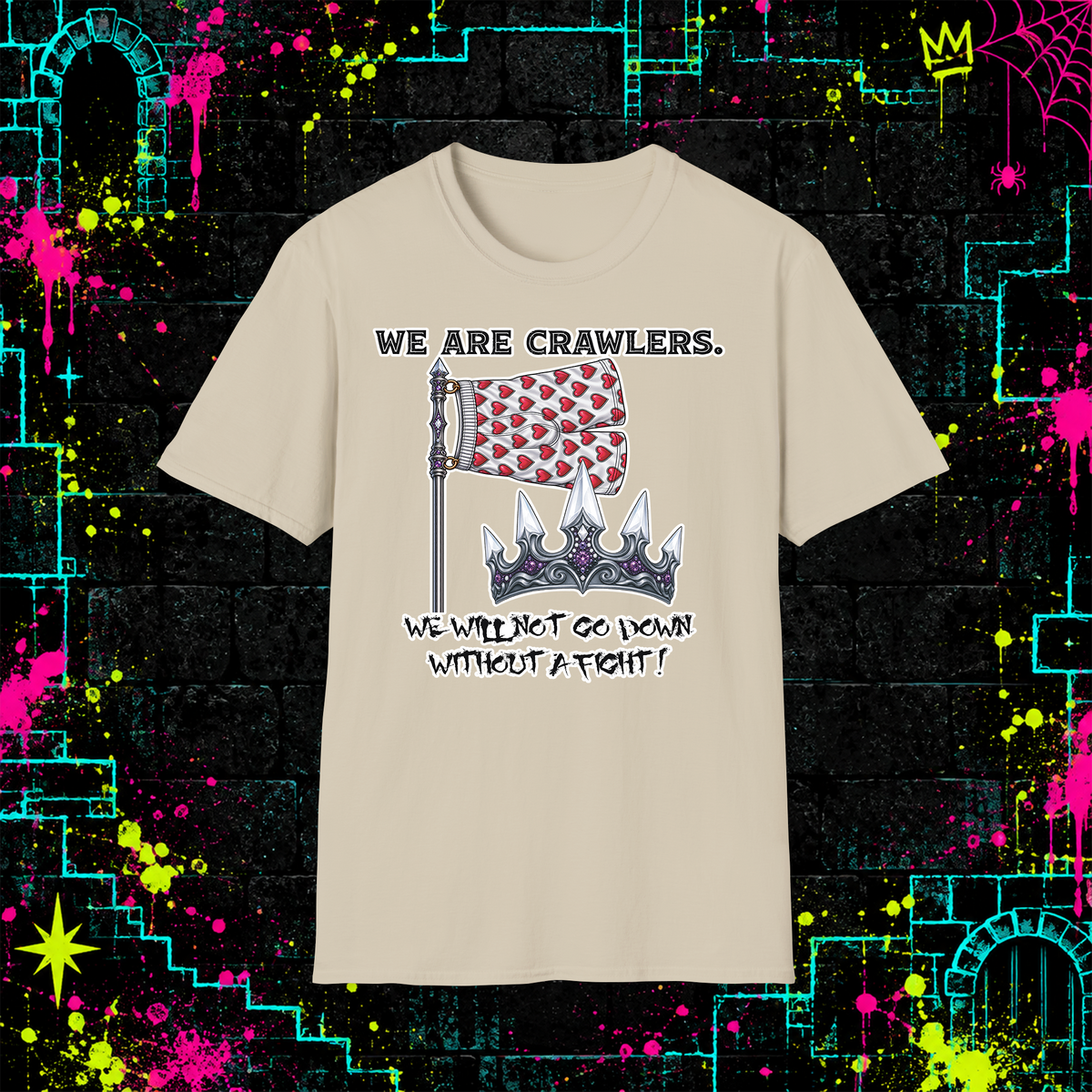 We Are Crawlers shirt in Sand