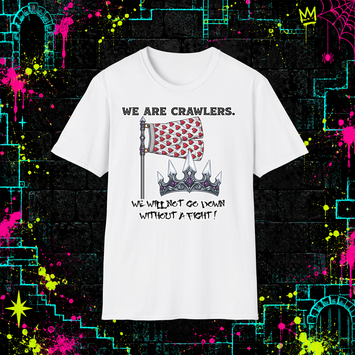 We Are Crawlers shirt in White