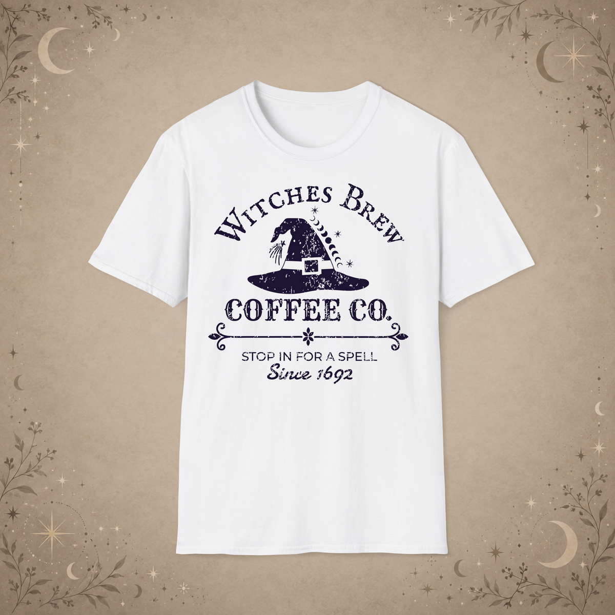Witches Brew Coffee Co. graphic tee in White